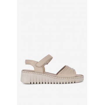 Sandale dama  5905588701170 - Piele naturala - Bej