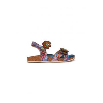 Sandale dama - BRCYANO 12 -  Piele naturala - 35 EU - Bleumarin
