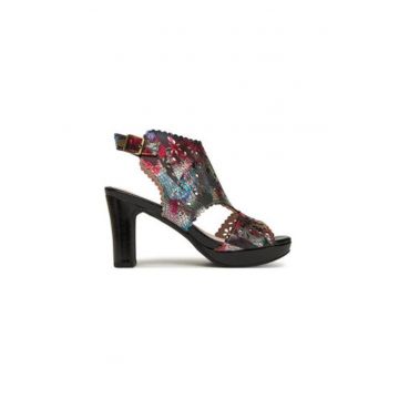 Sandale dama - HICAO 0423 -  Piele naturala - Multicolor