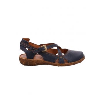 Sandale dama  piele naturala - albastru -