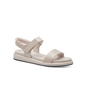 Sandale dama -  Piele naturala/Sintetic - Bej