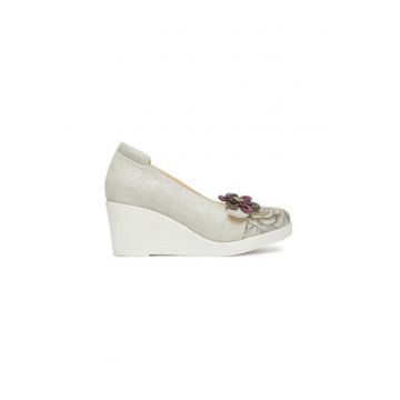 Sandale dama  REYANO 55 - Piele naturala - Alb