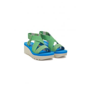 Sandale dama - YABI922FLY -  Piele naturala - Verde Sandale dama - YABI922FLY -  Piele naturala - Verde