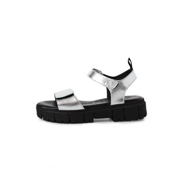 Sandale de piele cu aspect masiv Sandale de piele cu aspect masiv