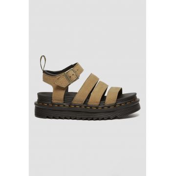 Sandale de piele cu barete Sandale de piele cu barete