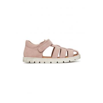 Sandale din piele naturala pentru fete - - Roz