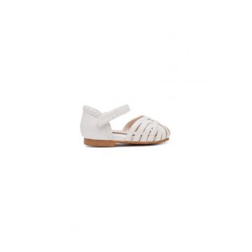 Sandale fete - 41628 -  Piele ecologica - Alb Sandale fete - 41628 -  Piele ecologica - Alb