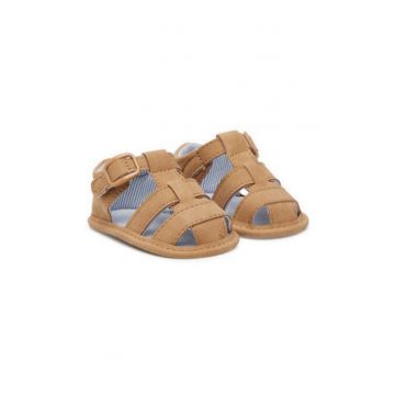 Sandale fete - 9897 -  Piele ecologica - Maro - Maro