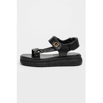 Sandale flatform cu velcro Sandale flatform cu velcro