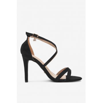 Sandale negre cu toc Sandale negre cu toc