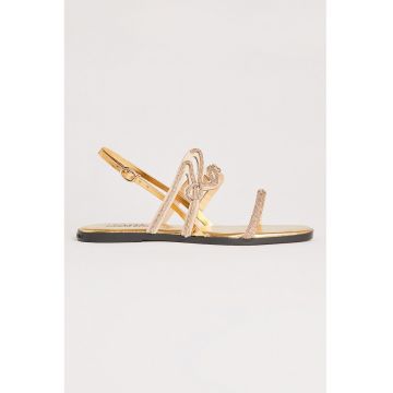 Sandale slingback cu strasuri Sandale slingback cu strasuri