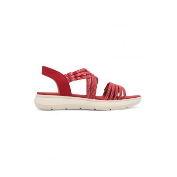 Sandale uni cu benzi velcro Sandale uni cu benzi velcro