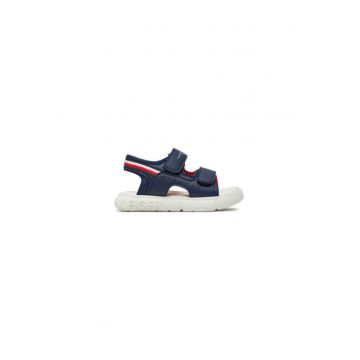 Sandale copii -  albastru - piele ecologica - inchidere dubla cu velcro - Sandale copii -  albastru - piele ecologica - inchidere dubla cu velcro -