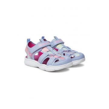 Sandale copii -  multicolore - piele ecologica - pentru fete