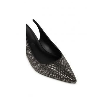 Sandale dama - 15340946 -  Sintetic - Negru