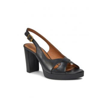 Sandale dama -  303468057 - piele naturala - negru -