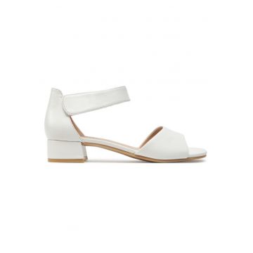 Sandale dama  303664381 - Piele naturala - Alb