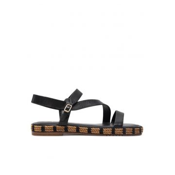 Sandale dama  303730987 - Piele naturala - Negru
