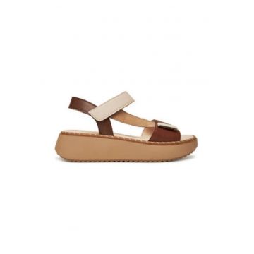 Sandale dama -  304981548 - piele naturala - maro/bej - Sandale dama -  304981548 - piele naturala - maro/bej -