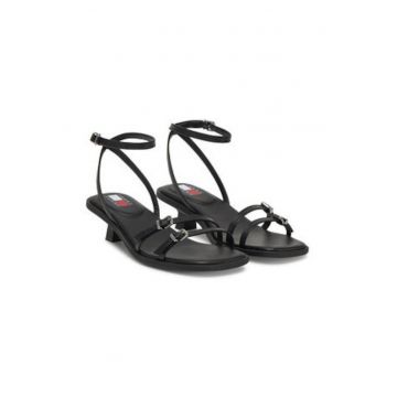 Sandale dama -  305159762 - piele naturala - negru - Sandale dama -  305159762 - piele naturala - negru -
