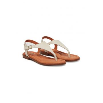 Sandale dama -  alb - piele naturala - Sandale dama -  alb - piele naturala -