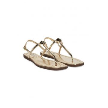 Sandale dama -  piele ecologica - auriu - Sandale dama -  piele ecologica - auriu -