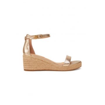 Sandale dama -  piele naturala - auriu - Sandale dama -  piele naturala - auriu -