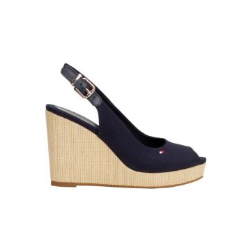 Sandale dama -  Piele naturala - Bleumarin -
