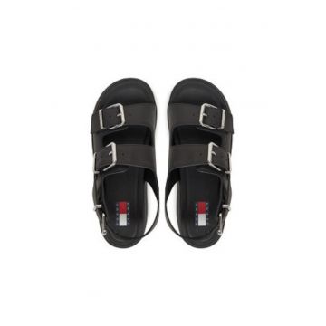 Sandale dama -  piele naturala - negru - Sandale dama -  piele naturala - negru -