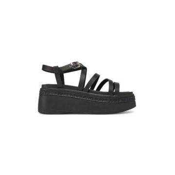 Sandale dama -  piele naturala - negru - Sandale dama -  piele naturala - negru -