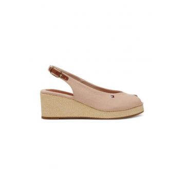 Sandale dama -  textil - roz -