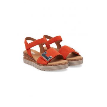 Sandale de dama -  304981135 - piele naturala - portocaliu - Sandale de dama -  304981135 - piele naturala - portocaliu -