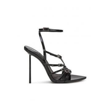 Sandale de dama -  305166968 - piele naturala - toc inalt - negru - Sandale de dama -  305166968 - piele naturala - toc inalt - negru -