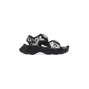 Sandale demi-wedge cu imprimeu Stella McCartney Sandale demi-wedge cu imprimeu Stella McCartney