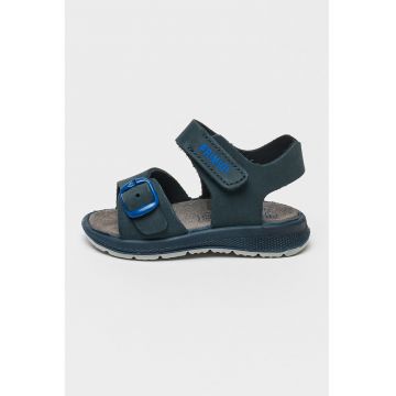 Sandale din piele cu logo Sandale din piele cu logo