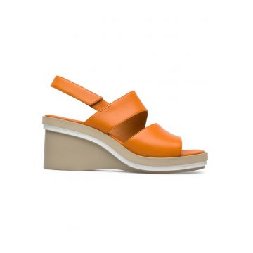 Sandale din piele cu talpa wedge Kyra Sandale din piele cu talpa wedge Kyra