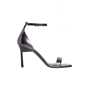 Sandale din piele cu varf patrat Sandale din piele cu varf patrat