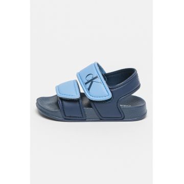Sandale din piele ecologica cu inchidere velcro Sandale din piele ecologica cu inchidere velcro