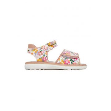 Sandale -  din piele naturala - multicolor - pentru fete