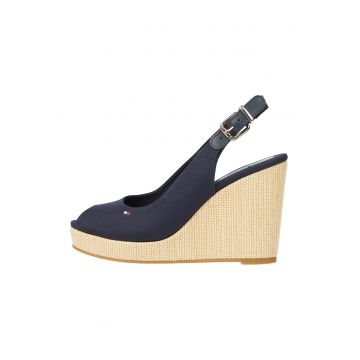 Sandale-espadrile cu talpa wedge