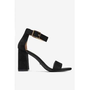 Sandale Negru Textil