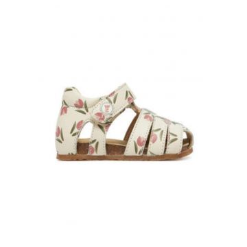 Sandale pentru fete -  305326638 - piele naturala - bej