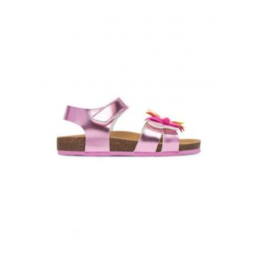 Sandale  piele naturala - roz - Roz