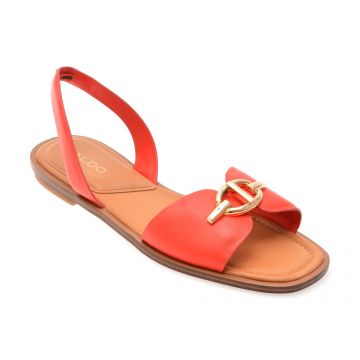 Sandale ALDO rosii, GOASSI 610, din piele ecologica