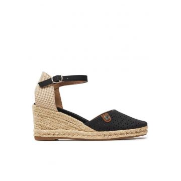 Sandale dama  304109218 - Piele ecologica/Textil - Negru