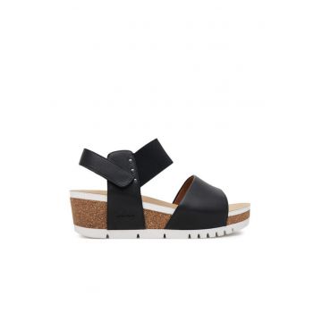 Sandale dama - 83509 -  Piele naturala - Negru