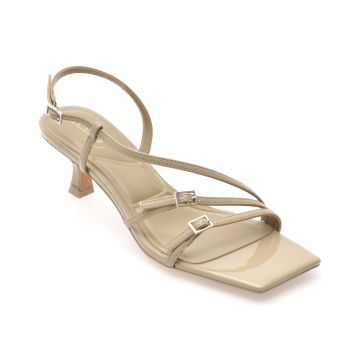 Sandale elegante ALDO kaki, HARLIE 340, din piele ecologica