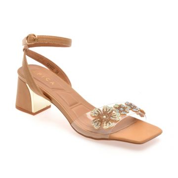 Sandale EPICA bej, 101602, din piele ecologica