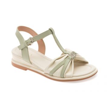 Sandale EPICA verzi, 1367D13, din piele naturala