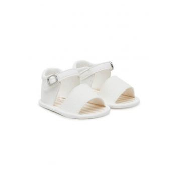 Sandale fete - 9898 -  Piele ecologica - Alb - Alb